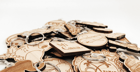 Custom Wood Keychains