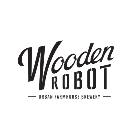 Custom wooden stickers for wooden robot brewery