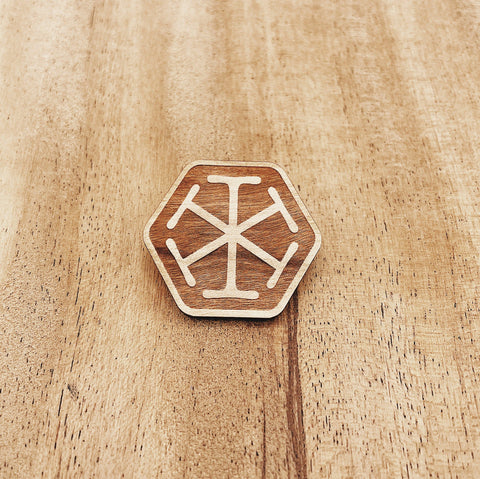 Engraved Wooden Token