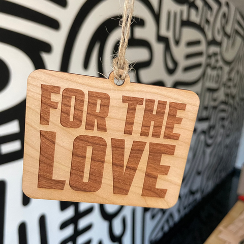 The Wooden Pin Engraved Wooden Ornaments