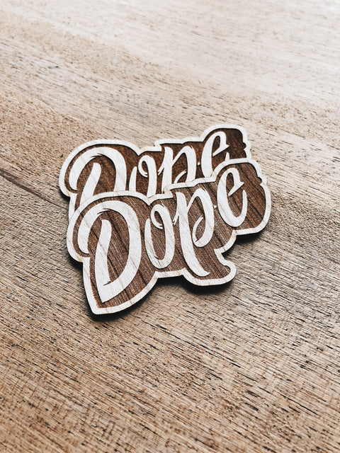 Dominique Prescott Dope Wooden Sticker Pack