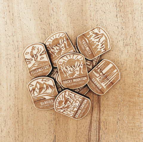 The Wooden Pin Glacier National Park Wooden Pin