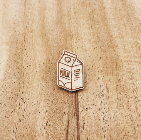 The Wooden Pin Milk Carton Wooden Pin