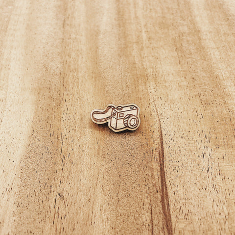 The Wooden Pin Mini Camera Wooden Pin