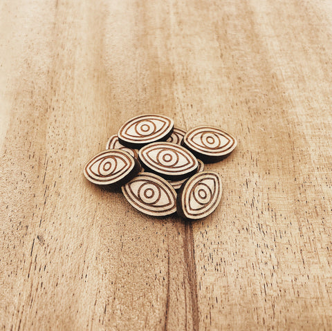 The Wooden Pin Mini Eye Wooden Pin