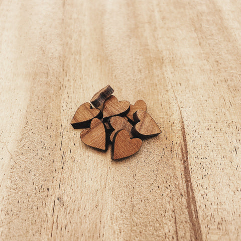 The Wooden Pin Mini Heart Wooden Pin