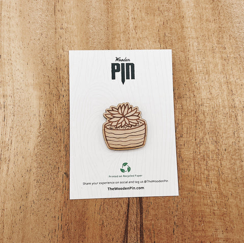 The Wooden Pin Short-Leaved Succulent Wooden Pin
