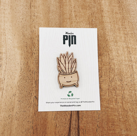 The Wooden Pin Snake Plant Wooden Pin