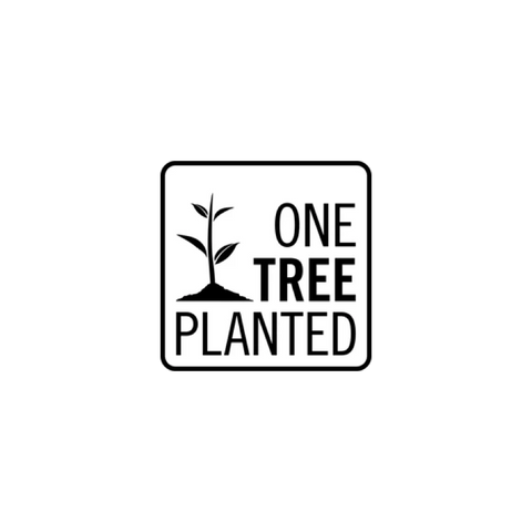 Custom wooden pins for one tree planted