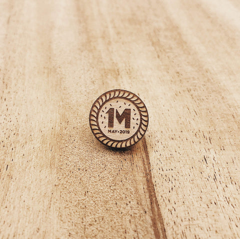 Merch Wooden Pin