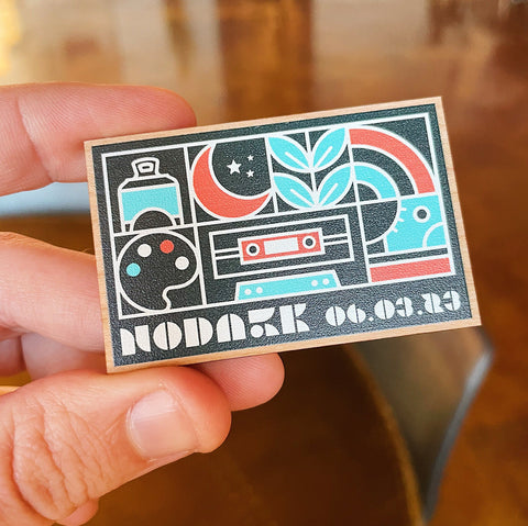 NODA 5k Color Wooden Pin