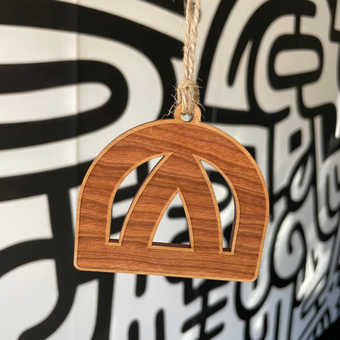 The Wooden Pin Engraved Wooden Ornaments