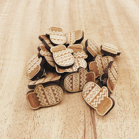 Jake Mize Bernie Mittens Wooden Pin Set