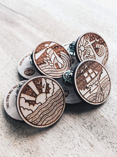 Nathan Yoder The Ocean Wooden Pin Set