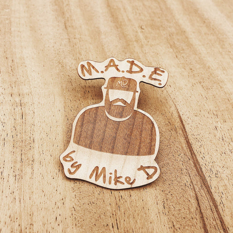 Illustration Wooden Sticker