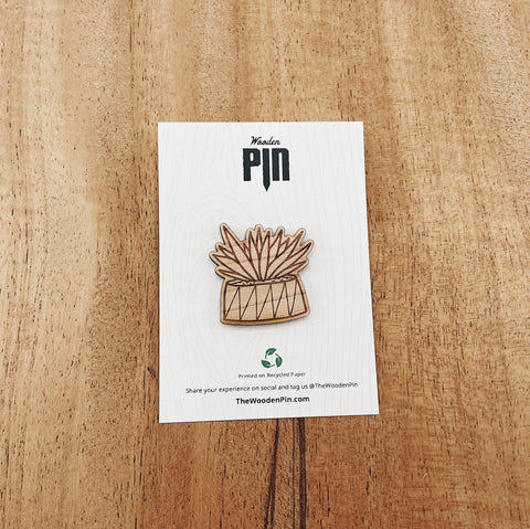 The Wooden Pin Aloe Vera Plant Wooden Pin