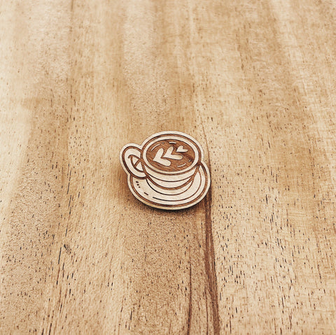 The Wooden Pin Cappuccino Love Wooden Pin