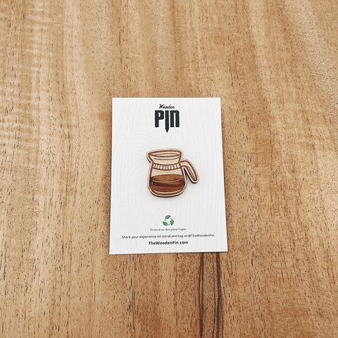 The Wooden Pin Coffee Pot Wooden Pin