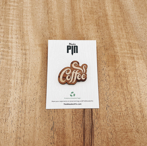 The Wooden Pin Coffee Type Wooden Pin