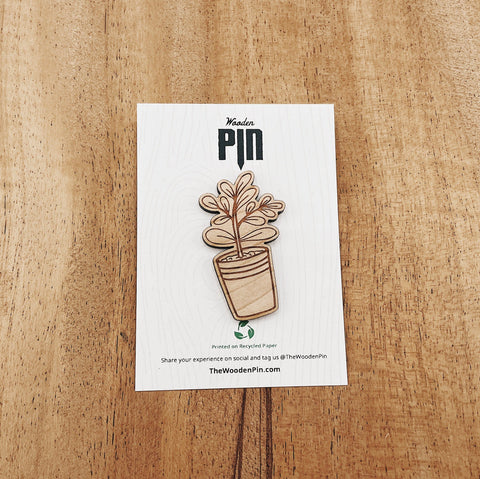 The Wooden Pin Ficus Plant Wooden Pin