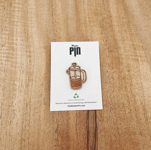 The Wooden Pin French Press Wooden Pin