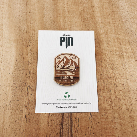 The Wooden Pin Glacier National Park Wooden Pin