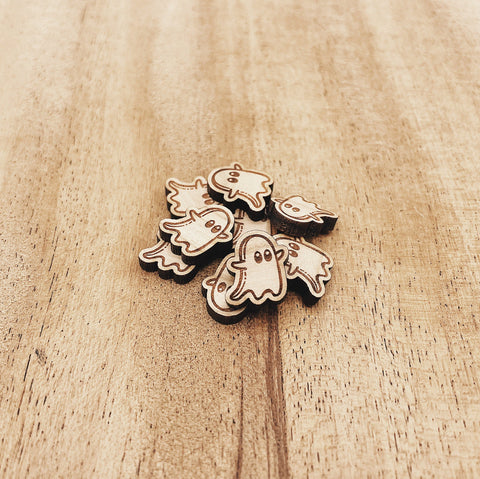 The Wooden Pin Mini Ghost Wooden Pin