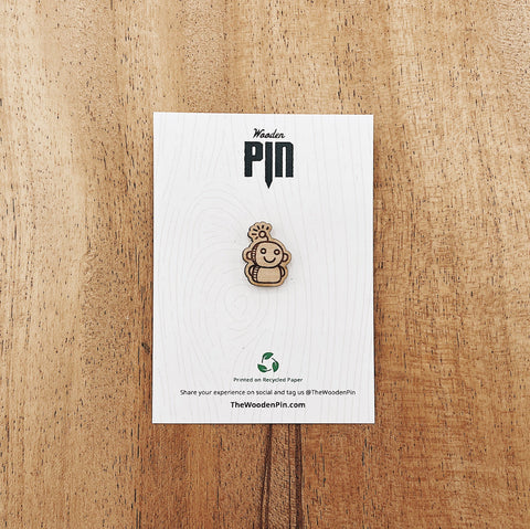 The Wooden Pin Mini Robot Wooden Pin