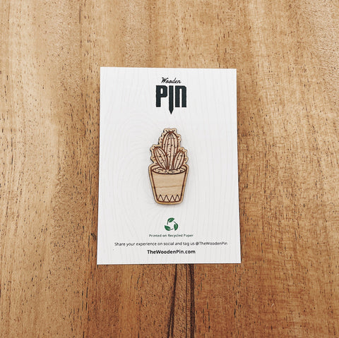 The Wooden Pin Tree Cactus Wooden Pin
