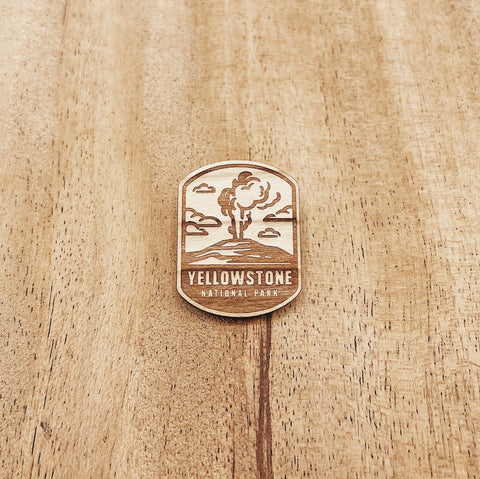 The Wooden Pin Yellowstone National Park Wooden Pin
