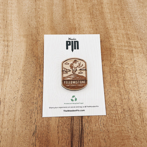 The Wooden Pin Yellowstone National Park Wooden Pin